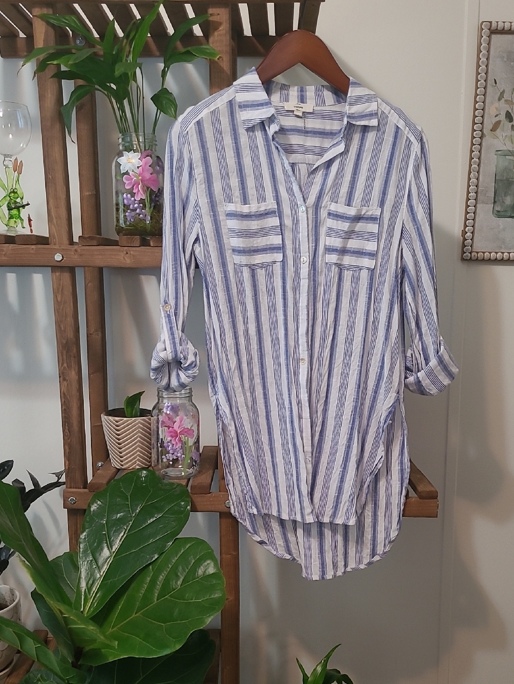 Long Tunic High Low Blouse